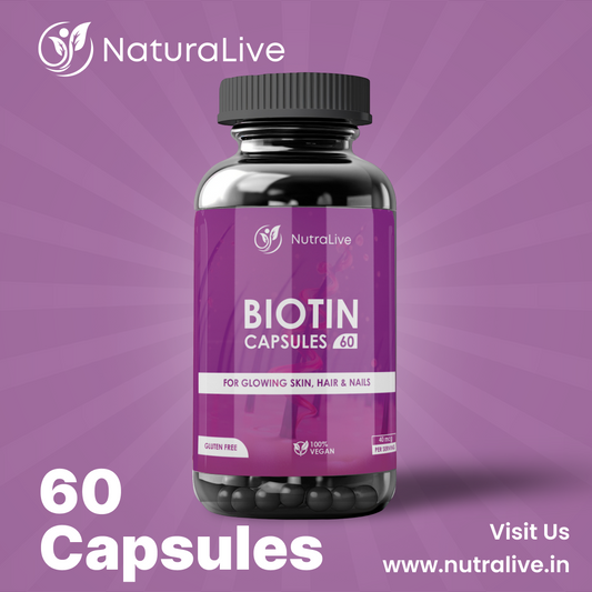 Biotin Capsules for Hair, Skin & Nails